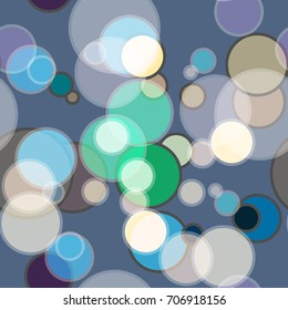 Seamless texture with colored circle pattern for background.