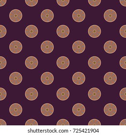 Seamless texture with colored circle pattern for background.