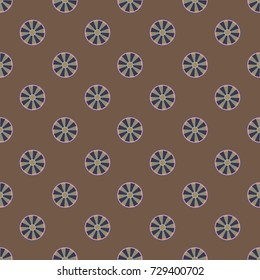 Seamless texture with colored circle pattern for background.