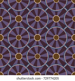 Seamless texture with colored circle pattern for background.