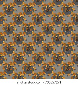 Seamless texture with colored circle pattern for background.