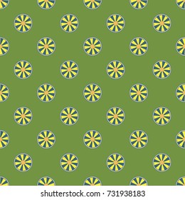 Seamless texture with colored circle pattern for background.