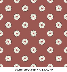 Seamless texture with colored circle pattern for background.