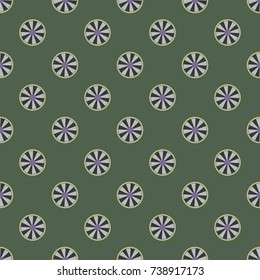 Seamless texture with colored circle pattern for background.