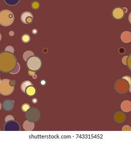 Seamless texture with colored circle pattern for background.