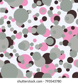 Seamless texture with colored circle pattern for background.