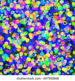 Seamless texture from colored circles. Abstract vector background for web page, banners, fabric, home decor, wrapping 