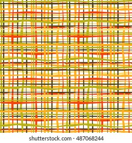 Seamless texture - colorful stripes and lines. Vector.