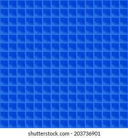 seamless texture composed of tetrahedral mosaic with blue highlights 
