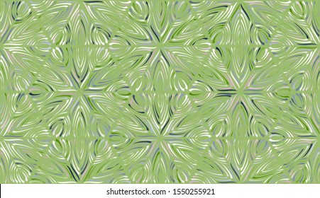 Seamless texture. Consisting of multi-colored snowflakes pattern. Chaos of colors. Six-sided elements.