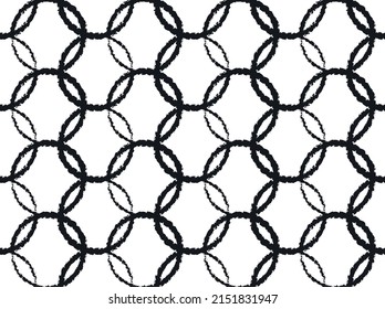 Seamless texture consisting of rings