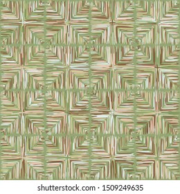 Seamless texture consisting of squares made with multi-colored brush strokes. Color chaos.
