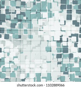 A seamless texture consists of chaos of colors. Camouflage pattern designed for fashion. On the abstractphone there is a network of diagonally drawn squares.
