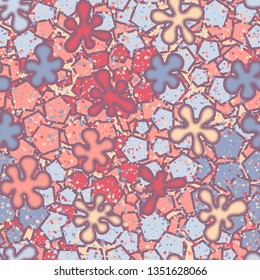 Seamless texture. Convex blots on an abstract background.