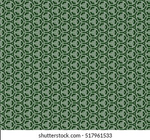Seamless texture of cube. Vector illustration. Green color
