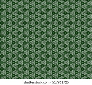 Seamless texture of cube. Vector illustration. Green color