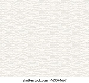 Seamless texture of cubes. Optical illusion. Vector illustration. For the interior design, printing, web and textile design. Modern design.