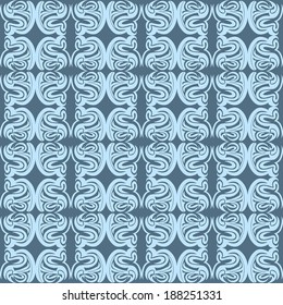 Seamless texture with decorative, abstract ornaments.