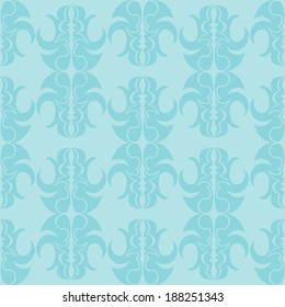 Seamless texture with decorative, abstract ornaments.