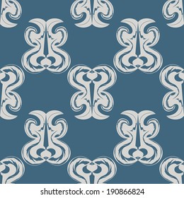 Seamless texture with decorative ornaments.