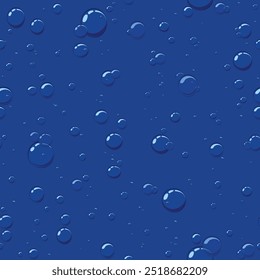 Textura sin fisuras que representa burbujas de aire en el agua