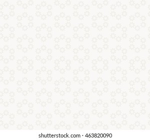 Seamless texture of different floral elements, triangles and other geometric shapes. Vector illustration. For the design, printing, wallpaper. Modern design