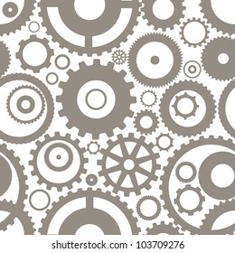 Seamless texture or different gear wheels