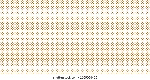 Seamless texture. Dots randomly. Brown and white graphic with a halftone effect.