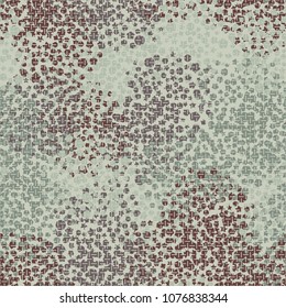 Seamless texture with editing. Stars, circles and transitional figures are scattered around the field. Mesh on top of the main drawing. Camouflage for mods.