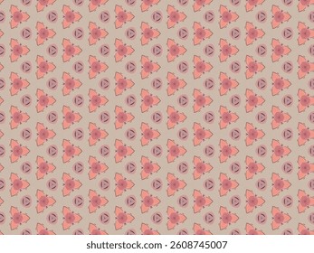 Seamless Texture Endless Cloth Decoration Interior Shape Textile Art Fashion Fabric Visual Template Background Wallpaper Luxury Perspective Geometric Digital Design Graphic Tile Symmetric Pattern.
