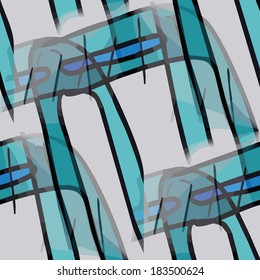 seamless texture (EPS 8) america ancient background wallpaper blue, gray cubism impressionism