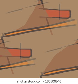 seamless texture (EPS 8) america ancient background wallpaper cubism brown impressionism