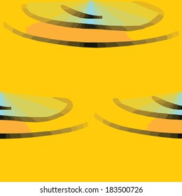 seamless texture (EPS 8) america yellow, black ancient background wallpaper cubism impressionism 