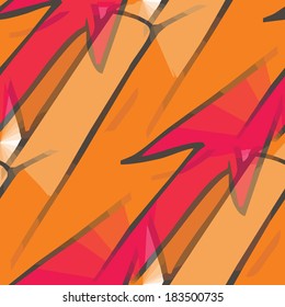 seamless texture (EPS 8) america yellow, brown, red ancient background wallpaper cubism impressionism