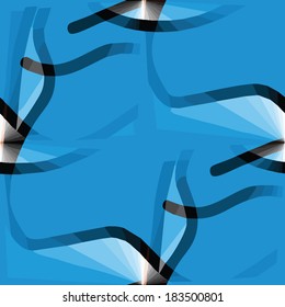 seamless texture (EPS 8) america ancient blue background wallpaper cubism impressionism