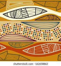 Seamless texture of ethnic tribal