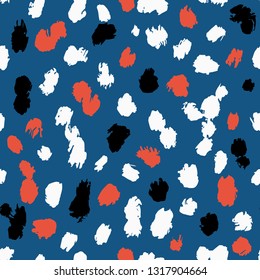 Seamless texture with exotic leopard ink print. Abstract modern pattern can be used for wallpaper, pattern fills, web page background, surface textures, printing on textiles.