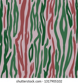 Seamless texture with exotic tiger ink print. Abstract modern pattern can be used for wallpaper, pattern fills, web page background, surface textures, printing on textiles.