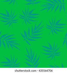 Seamless texture with fern leaf