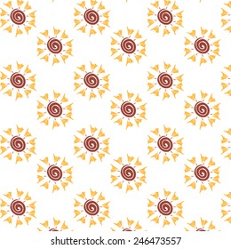 Seamless Texture - a Field of Flowers