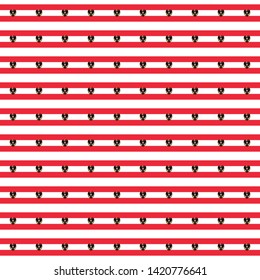 The seamless texture of the flag of Austria