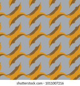 Seamless texture with a flock of dolphins under water, illustration for background