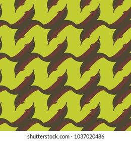 Seamless texture with a flock of dolphins under water, illustration for background