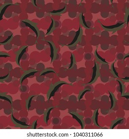 Seamless texture with a flock of dolphins under water, illustration for background