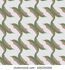 Seamless texture with a flock of dolphins under water, illustration for background