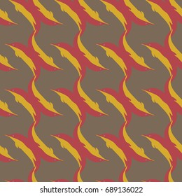Seamless texture with a flock of dolphins under water, illustration for background