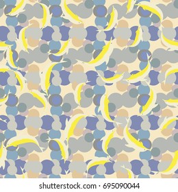 Seamless texture with a flock of dolphins under water, illustration for background