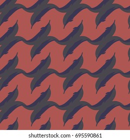 Seamless texture with a flock of dolphins under water, illustration for background