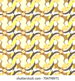 Seamless texture with a flock of dolphins under water, illustration for background