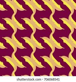 Seamless texture with a flock of dolphins under water, illustration for background